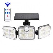 Lampa Solara EDAR, 122 LEDURI, Rezistenta La Apa, Casa, 15 W, Negru Lampa Solara EDAR, 122 LEDURI, Rezistenta La Apa, Casa, 15 W, Negru