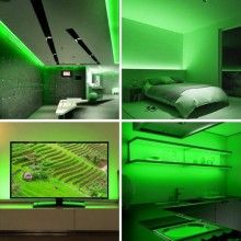 Kit Banda EDAR LED, Cu Telecomanda, 300 LED-uri, Lungime 3M
