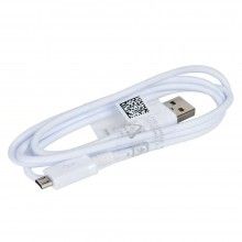 Cablu de date SIKS incarcare microUSB, lungime de 1m, Alb