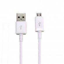 Cablu de date SIKS incarcare microUSB, lungime de 1m, Alb