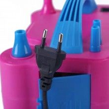 Compresor Pentru Umflat Baloane SIKS, Buton On / Off, Alimentare 220 V, Pompa Electrica De Umflat Baloane, Culoare Roz / Alba... Compresor Pentru Umflat Baloane SIKS, Buton On / Off, Alimentare 220 V, Pompa Electrica De Umflat Baloane, Culoare Roz / Alba...