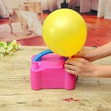Compresor Pentru Umflat Baloane SIKS, Buton On / Off, Alimentare 220 V, Pompa Electrica De Umflat Baloane, Culoare Roz / Alba... Compresor Pentru Umflat Baloane SIKS, Buton On / Off, Alimentare 220 V, Pompa Electrica De Umflat Baloane, Culoare Roz / Alba...
