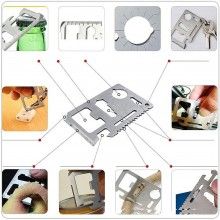 Kit Supravietuire 12 In 1 SIKS cu Ustensile Multifunctionale, Set Ideal pentru Pentru Excursii, Drumetii, Camping, Pescuit, V...