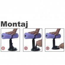 Aparat Fitness WTD1002 SIKS cu Suport Picioare, pentru Abdomene / Flotari, Portabil, Mov