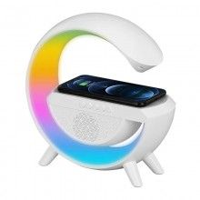 Boxa 3 in 1 EDAR, Boxa Bluetooth, Multifunctionala, Lampa De Veghe, Incarcare Fast Charging Wireless, Lumina Reglabila, Lumin...
