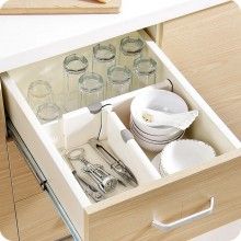 Organizator Reglabil EDAR, Multifunctional, Potrivit Pentru Dormitor/Baie/Bucatarie, Antiderapare, Functie Blocare, Reglabil,...