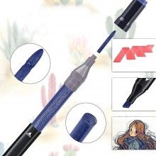 Set 80 De Carioci Multicolor SIKS Cu 2 Capete, Marker Cu Cap Dublu, Cerneala Pe Baza De Alcool, Geanta Neagra Si Suport Din P... Set 80 De Carioci Multicolor SIKS Cu 2 Capete, Marker Cu Cap Dublu, Cerneala Pe Baza De Alcool, Geanta Neagra Si Suport Din P...