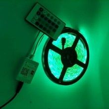 Kit Banda Led RGB EDAR, Joc De Lumini, Multicolora, SMD 5050, Intensitate Reglabila, Telecomanda Cu Functii Complete, Ilumina... Kit Banda Led RGB EDAR, Joc De Lumini, Multicolora, SMD 5050, Intensitate Reglabila, Telecomanda Cu Functii Complete, Ilumina...