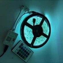 Kit Banda Led RGB EDAR, Joc De Lumini, Multicolora, SMD 5050, Intensitate Reglabila, Telecomanda Cu Functii Complete, Ilumina... Kit Banda Led RGB EDAR, Joc De Lumini, Multicolora, SMD 5050, Intensitate Reglabila, Telecomanda Cu Functii Complete, Ilumina...