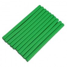 Set 10 Bigudiuri SIKS, Aplicare Pe Parul Umed/Uscat, Flexibile, Numarul 2 , Culoarea Verde