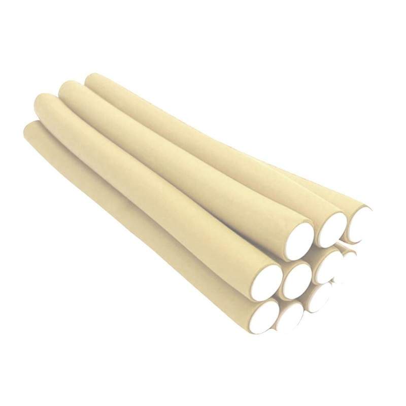 Set 10 Bigudiuri SIKS, Aplicare Pe Parul Umed/Uscat, Flexibile, Numarul 1, Culoarea Bej Set 10 Bigudiuri SIKS, Aplicare Pe Parul Umed/Uscat, Flexibile, Numarul 1, Culoarea Bej
