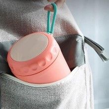 Caselora EDAR, Termoizolanta, Otel Inoxidabil, Pastreaza Mancarea Calda, Functie De Mini Termos, 430 Ml, Portocaliu