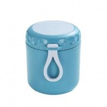 Caselora EDAR, Termoizolanta, Otel Inoxidabil, Pastreaza Mancarea Calda, Functie De Mini Termos, 430 Ml, Albastru