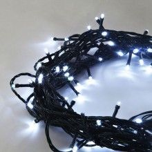 Instalatie De Craciun Liniara SIKS, 20 M, 300 LED-uri, Cu 8 jocuri de lumini, Pentru Exterior/Interior, Fir Negru, Alb Rece Instalatie De Craciun Liniara SIKS, 20 M, 300 LED-uri, Cu 8 jocuri de lumini, Pentru Exterior/Interior, Fir Negru, Alb Rece