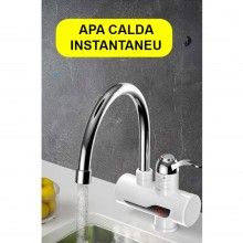 Robinet electric instant EDAR, Montare pe Chiuveta, Incalzire Rapida a Apei, Afisaj LCD al Temperaturii, Rotatie 360 Grade, Alb Robinet electric instant EDAR, Montare pe Chiuveta, Incalzire Rapida a Apei, Afisaj LCD al Temperaturii, Rotatie 360 Grade, Alb