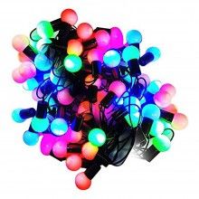 Sir Lumini Colorate SIKS, 11 M, Fir Negru LED Tip Globulete, 90 LED, Multicolor