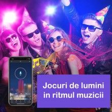 Kit Banda LED Smart EDAR RGB cu Control Din Aplicatie sau Telecomanda, LED SMD 2835, IP65, Conexiune Bluetooth, Lungime 10 me... Kit Banda LED Smart EDAR RGB cu Control Din Aplicatie sau Telecomanda, LED SMD 2835, IP65, Conexiune Bluetooth, Lungime 10 me...