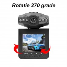 Camera auto EDAR® pentru supraveghere, unghi de filmare 120 °, HD, 2.5 inch, USB, Micro SD, negru Camera auto EDAR® pentru supraveghere, unghi de filmare 120 °, HD, 2.5 inch, USB, Micro SD, negru