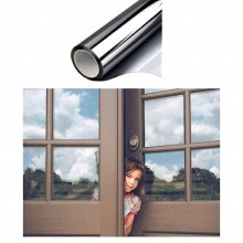 Folie Reflexiva EDAR Pentru Geamuri Interioare, Protectie Solara UV, Efect De Oglinda, 60x300cm, Aplicare Usoara, Negru/Argintiu Folie Reflexiva EDAR Pentru Geamuri Interioare, Protectie Solara UV, Efect De Oglinda, 60x300cm, Aplicare Usoara, Negru/Argintiu