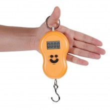 Cantar Electronic EDAR, Portabil, De Mana, Functionare pe Baterii, Ecran LCD, Capacitate Maxima de 40 kg, Functie TARA, Selec...