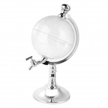Dozator EDAR pentru Bauturi, Model Glob Pamantesc, Capacitate 3.5 l, Palnie Inclusa, Transparent