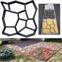 Matrita EDAR cu Contur Pentru Pavaje din Beton, Plastic Rezistent, Ideal pentru Gradina, Curte, Imitatie Piatra, Negru Matrita EDAR cu Contur Pentru Pavaje din Beton, Plastic Rezistent, Ideal pentru Gradina, Curte, Imitatie Piatra, Negru