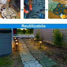 Matrita EDAR cu Contur Pentru Pavaje din Beton, Plastic Rezistent, Ideal pentru Gradina, Curte, Imitatie Piatra, Negru Matrita EDAR cu Contur Pentru Pavaje din Beton, Plastic Rezistent, Ideal pentru Gradina, Curte, Imitatie Piatra, Negru