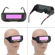 Ochelari de Protectie EDAR cu Auto-Intunecare, pentru Sudura, Cristale Lichide, Protejeaza Impotriva Prafului si Vantului, In...