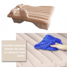 Saltea Auto Gonflabila SIKS Pentru Bancheta, 2 Perne Incluse Si Pompa, 140 x 87 cm, Bej Saltea Auto Gonflabila SIKS Pentru Bancheta, 2 Perne Incluse Si Pompa, 140 x 87 cm, Bej