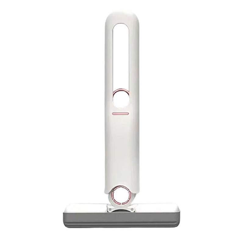 Mini Mop Portabil SIKS Pentru Diferite Suprafete Si Geamuri, Sistem Autostoarcere, Alb