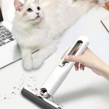 Mini Mop Portabil SIKS Pentru Diferite Suprafete Si Geamuri, Sistem Autostoarcere, Alb