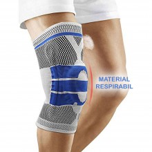 Orteza Elastica SIKS Pentru Genunchi Si Activitati Sportive, Din Material Respirabil, Cu Arcuire Metalica, Pernita Silicon Pe...