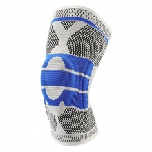 Orteza Elastica SIKS Pentru Genunchi Si Activitati Sportive, Din Material Respirabil, Cu Arcuire Metalica, Pernita Silicon Pe...