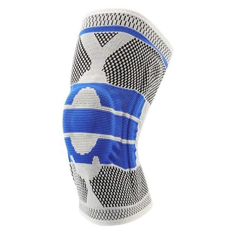 Orteza Elastica SIKS Pentru Genunchi Si Activitati Sportive, Din Material Respirabil, Cu Arcuire Metalica, Pernita Silicon Pe...