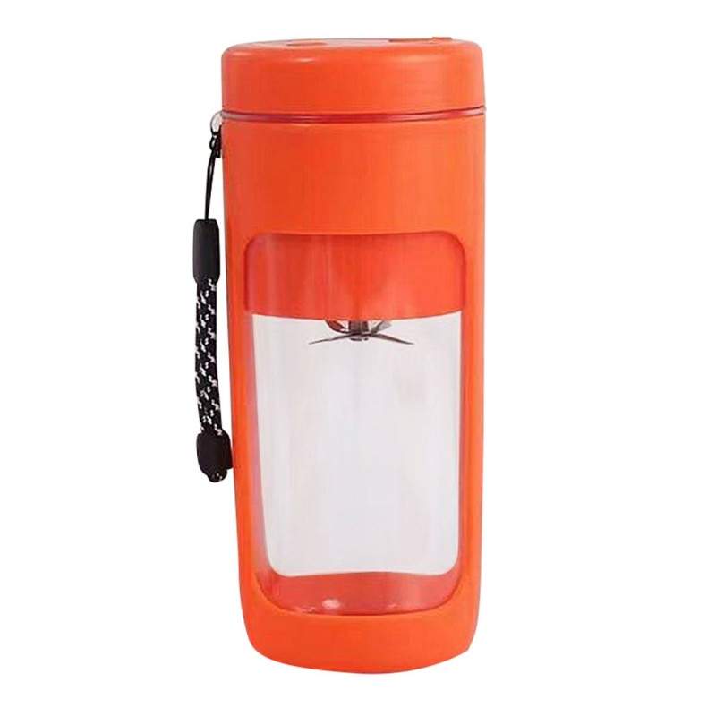 Blender Portabil SIKS Cu Incarcare USB, 6 Lame, Capacitate 450 ml, Portocaliu Blender Portabil SIKS Cu Incarcare USB, 6 Lame, Capacitate 450 ml, Portocaliu