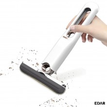 Mini Mop Portabil EDAR cu Autostoarcere, Depozitare Usoara, Stergere Mobilier, Geamuri, Diverse Suprafete, Alb