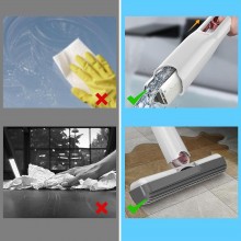 Mini Mop Portabil EDAR cu Autostoarcere, Depozitare Usoara, Stergere Mobilier, Geamuri, Diverse Suprafete, Alb Mini Mop Portabil EDAR cu Autostoarcere, Depozitare Usoara, Stergere Mobilier, Geamuri, Diverse Suprafete, Alb