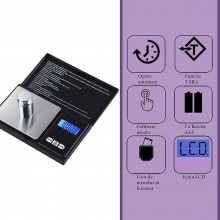 Mini Cantar Portabil EDAR, Pentru Bijuterii, Obiecte Mici, Maxim 500g, Acuratete 0.01g, Digital, Negru Mini Cantar Portabil EDAR, Pentru Bijuterii, Obiecte Mici, Maxim 500g, Acuratete 0.01g, Digital, Negru
