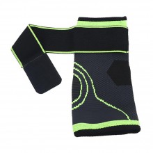 Cotiera EDAR tip Orteza Elastica, Ideala Pentru Activitati Sportive si Casnice, Tricot Respirabil, Banda Velcro, Negru / Verd...