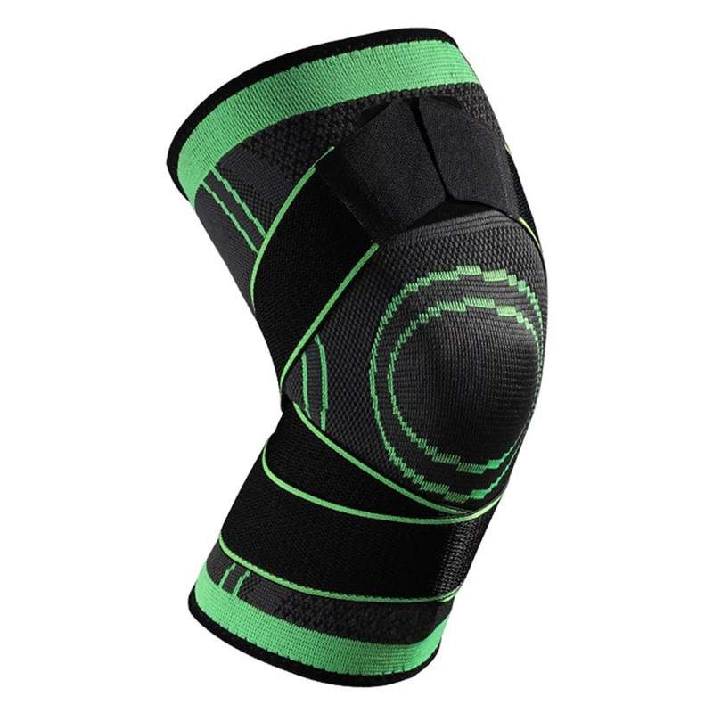 Genunchiera EDAR tip Orteza Elastica, Ideala Pentru Activitati Sportive si Casnice, Tricot Respirabil, Banda Velcro, Negru / ...