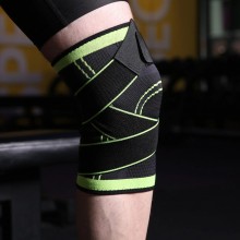 Genunchiera EDAR tip Orteza Elastica, Ideala Pentru Activitati Sportive si Casnice, Tricot Respirabil, Banda Velcro, Negru / ...