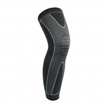 Genunchiera EDAR tip Soseta, Ideala Pentru Activitati Sportive si Casnice, Tricot Respirabil, Tricot 3D, Negru / Verde, Marim...