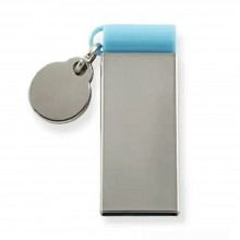Memorie USB EDAR, Capacitate 2 GB, USB 3.0, Rezistent la Uzura, Gri Metalic / Albastru