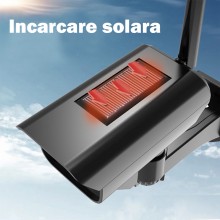 Lampa Solara EDAR Tip Camera Falsa, 35 LED-uri, Senzor Detectie Miscare, Telecomanda Inclusa, Panou Solar, Negru Lampa Solara EDAR Tip Camera Falsa, 35 LED-uri, Senzor Detectie Miscare, Telecomanda Inclusa, Panou Solar, Negru