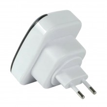 Adaptor Wireless SIKS, Amplificator De Semnal Range Wi-Fi, 2.4 Ghz, 300 Mbps, 10 m Acoperire, LAN Slot, Alb