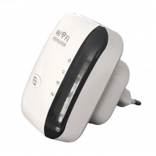 Adaptor Wireless SIKS, Amplificator De Semnal Range Wi-Fi, 2.4 Ghz, 300 Mbps, 10 m Acoperire, LAN Slot, Alb