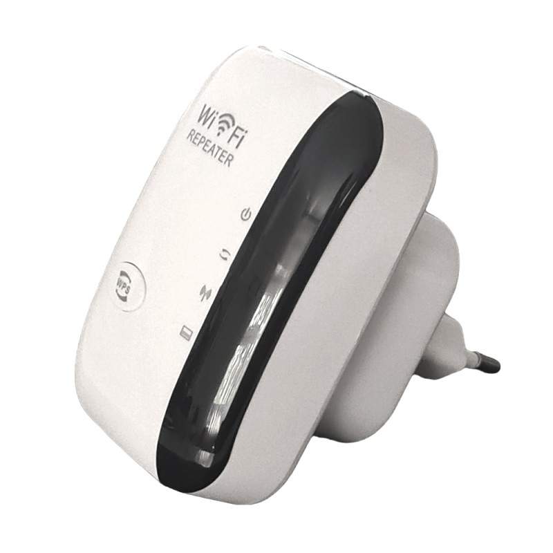 Adaptor Wireless SIKS, Amplificator De Semnal Range Wi-Fi, 2.4 Ghz, 300 Mbps, 10 m Acoperire, LAN Slot, Alb