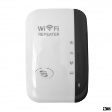 Adaptor Wireless SIKS, Amplificator De Semnal Range Wi-Fi, 2.4 Ghz, 300 Mbps, 10 m Acoperire, LAN Slot, Alb
