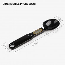 Cantar Digital SIKS Pentru Ingrediente In Forma De Lingura, Functie Tara, Functie Hold, Afisaj Digital, Precizie 0.1, Maxim 5... Cantar Digital SIKS Pentru Ingrediente In Forma De Lingura, Functie Tara, Functie Hold, Afisaj Digital, Precizie 0.1, Maxim 5...