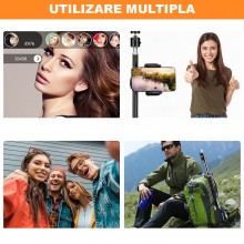 Lampa Circulara EDAR cu Diametru 55 cm, 22 inch, Ring Light Make-Up, Lumina LED cu 10 Trepte Intensitate, 3 Moduri De Lumina,... Lampa Circulara EDAR cu Diametru 55 cm, 22 inch, Ring Light Make-Up, Lumina LED cu 10 Trepte Intensitate, 3 Moduri De Lumina,...
